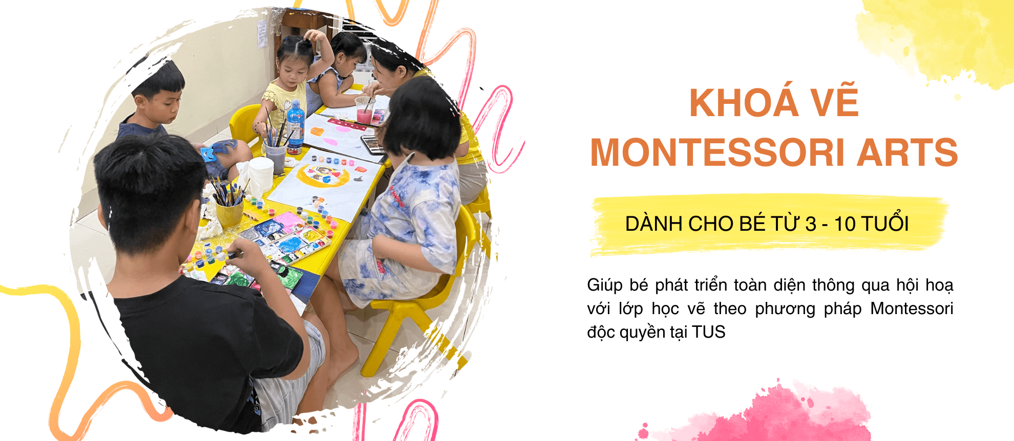 Khoá vẽ Montessori Arts